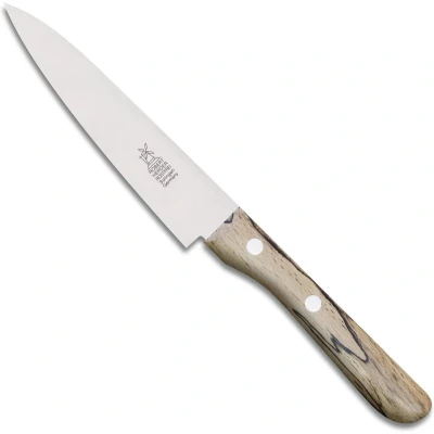 Afbeelding van Robert Herder Universeelmes Petty Omnivore RVS Middenspits Lemmet 13 cm Heft IJsbeukenhout