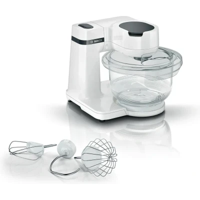 Afbeelding van Bosch Elettrodomestici, Keukenmachine, MUM Serie 2, 700 W, Meubelplaat, Wit MUMS2TW00