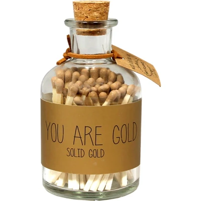 Afbeelding van MY FLAME Lucifers You are gold goud
