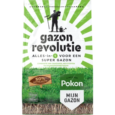 Afbeelding van Pokon Gazon Revolutie Gazonherstel 7.5 kg