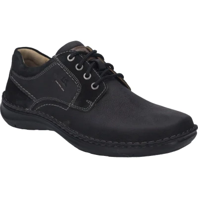 Afbeelding van Josef Seibel NEW Anvers 06 Sportieve veterschoenen black, Heren, Maat: 43, Black Leer