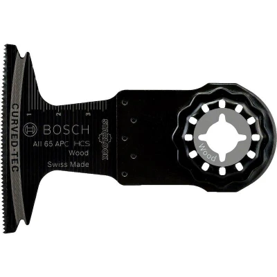Image de BOSCH AII 65 APC HCS Lame de scie Starlock pour bois, Curved Tec x 40 mm 2608662357