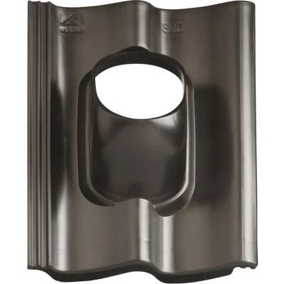 Afbeelding van RBB kunststof sneldekpan voor ventilatiepijp 125 mm 25 45 graden