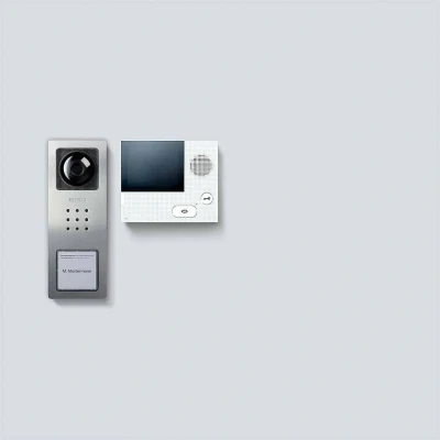 Afbeelding van Siedle SET CVB 850 1 E/W Video deurintercom Kabelgebonden Zilver, Wit