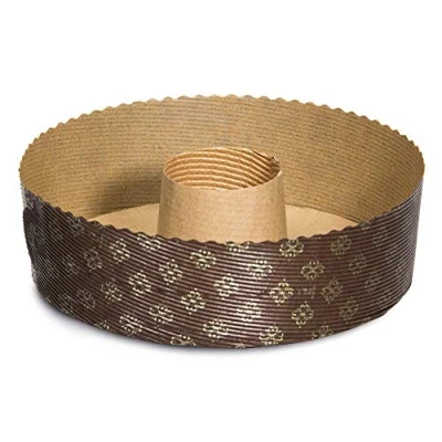 Afbeelding van Guardini, Monouso, 3 wegwerpsavarinvormen, Ø 20 cm, bakpapier, crèmekleurig