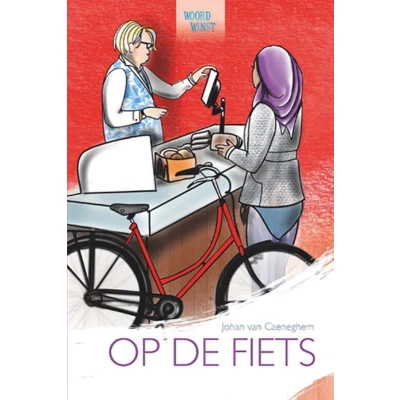 Afbeelding van Woordwinst; lezend Op weg naar A1 9 de fiets