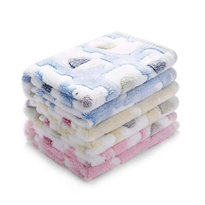 Afbeelding van 1 pak van 3 dekens, super zacht, premium fleece, huisdier deken, flanel, voor hond puppy kat, olifant