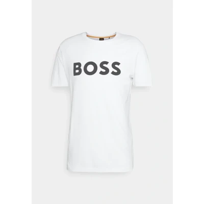 Afbeelding van BOSS Tshirt print white, Heren, Maat: Large, White