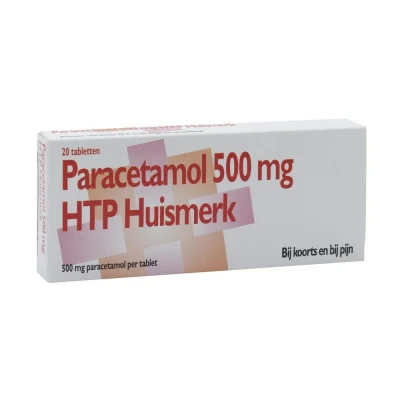 Afbeelding van Paracetamol Htp Tablet 500mg