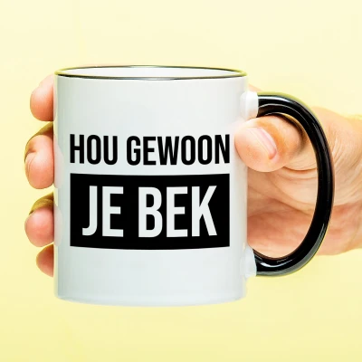 Afbeelding van Mok Hou Gewoon Je Bek