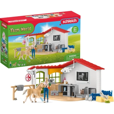 Afbeelding van Schleich Playset Farm World Dierenartspraktijk Huisdieren