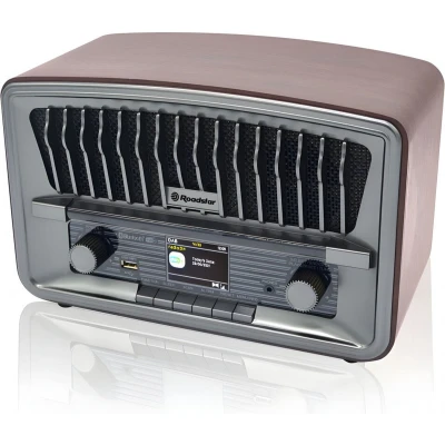 Afbeelding van Roadstar Retro Radio DAB+, FM en Bluetooth Donkerbruin