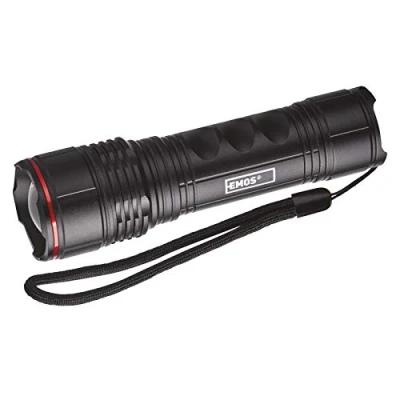 Afbeelding van Emos, zaklamp, Metalen LED 330 lm, 3x AAA, FOKUS (3.70 cm, 330 lm)