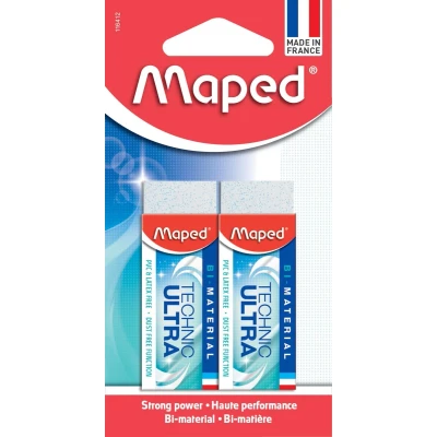 Afbeelding van Maped Gum Technic Ultra Classic, Blister Met 2 Stuks