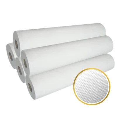 Afbeelding van DSTOCK60 5 ROLLEN ONDERZOEK LAKENROLLEN PURE WITTE OUAAT 70 X 35 CM