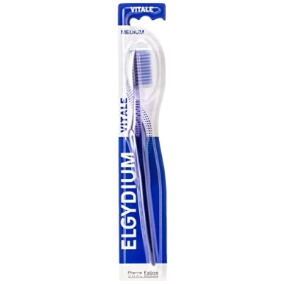 Afbeelding van Elgydium Vitale Tandenborstel Medium (Kleur : Blauw)