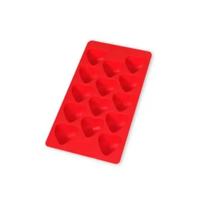Afbeelding van Lékué 0850200R01C150 IJsblokjeshouder, rubber, natuurrood, 11,3 x 22 2,5 cm