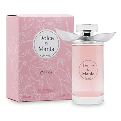 Afbeelding van DOLCE &amp; MANIA Opera Eau de Toilette Damesgeur met oosterse en vanillegeur, damesgeur, geïnspireerd op balletwereld, gemaakt in Italië, 100 ml