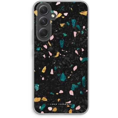 Afbeelding van Case Company® hoesje geschikt voor Samsung Galaxy A54 Terrazzo N10 Soft Cover Telefoonhoesje Bescherming aan alle Kanten en Schermrand