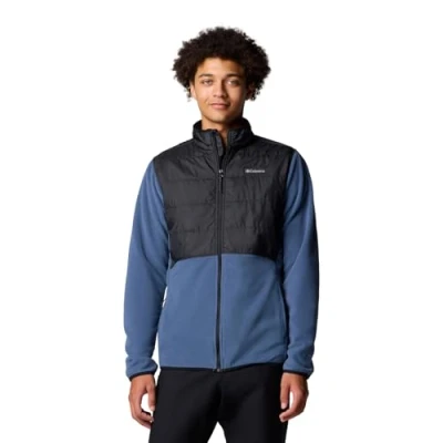 Afbeelding van Columbia Basin Butte™ Full Zip Fleece II Men&#039;s Outdoorvest City Grey, Black Maat L