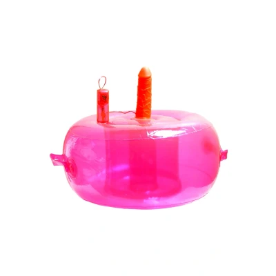 Afbeelding van Opblaasbare sekspoef met vibrator