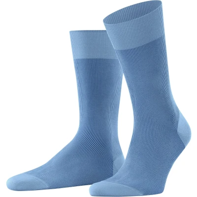 Afbeelding van Falke FINE Shadow Sokken, Heren, Maat: 41/42, Cornflower blue