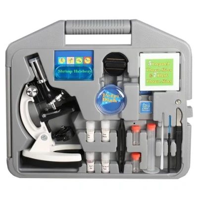 Afbeelding van Byomic Beginners Microscoopset 100, 400 en 900x in Koffer