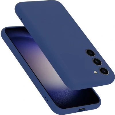 Afbeelding van Cadorabo Hoesje geschikt voor Samsung Galaxy S24 PLUS in LIQUID BLAUW Beschermhoes gemaakt van flexibel TPU silicone Case Cover