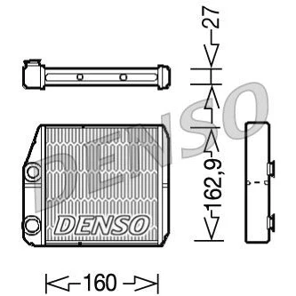 Afbeelding van DENSO DRR09035 Warmtewisselaar FIAT: Ducato III Minibus