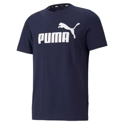 Image de PUMA Essentials No. 1 Logo Tee Men, Vêtements, New Navy, XXL