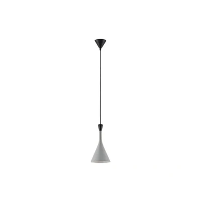 Afbeelding van Lindby hanglamp 1licht polyresine H: 26 cm E14 beton grijs