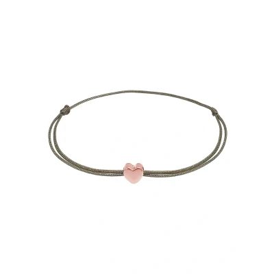 Afbeelding van Elli Basic Heart Armband, Dames, Maat: 16, Rosa