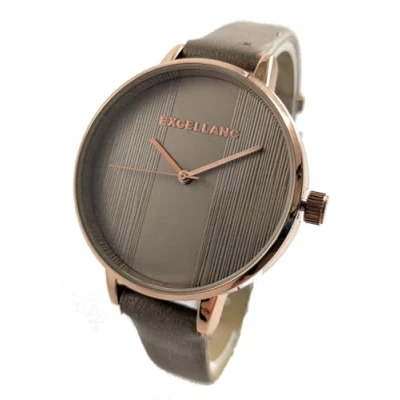 Afbeelding van Q&amp;Q model q85b 005py Herenhorloge zwart zilverkleurig diameter 42 mm 5 bar waterdicht