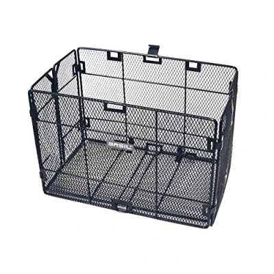 Image de Basil panier Catania à vélo pliable acier noir 15 litres