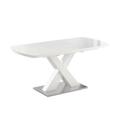 Afbeelding van Vicco Chinto Eettafel 120 x 80 cm Uitschuifbaar Wit