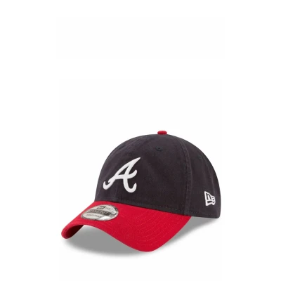 Afbeelding van New Era 9TWENTY Strapback Atlanta Braves Pet, Heren, Maat: One Size, Navy