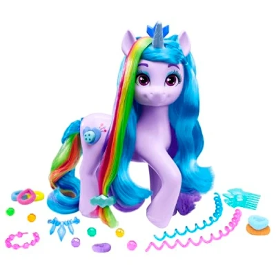 Afbeelding van My Little Pony : Vertel je verhaal regenboogstijlen Izzy Moonbow, eenhoornfiguur
