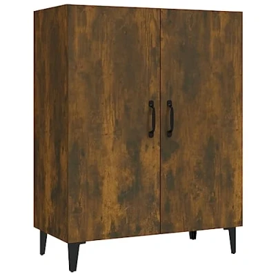 Afbeelding van vidaXL Sideboard eiken Smoke 70 x 34 90 cm van meerlaags hout