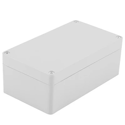 Afbeelding van Akozon Aansluitdoos, projectbehuizing ABS waterbestendig IP65 instrumentenbehuizing bedrading aansluitdoos kunststof brige behuizing voedingsaansluitdoos (158 x 90 60 mm)