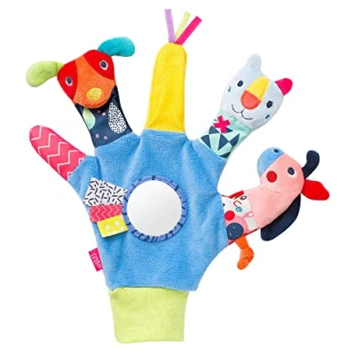 Afbeelding van Fehn 055429 COLOR Friends Speelhandschoen Handschoen Voor Rechter Hand baby&#039;s en peuters vanaf 0 maanden Maat: 26 cm
