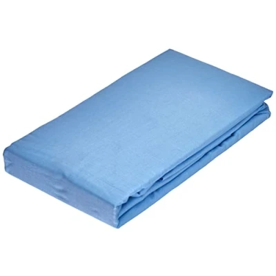 Afbeelding van Miracle Home Verstelbaar laken, zacht en comfortabel, 50% polyester, hemelsblauw, bed 105 cm