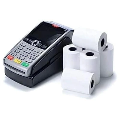 Afbeelding van Double Dragon, 100 rollen thermisch papier voor EPOS kassa, POS terminal, PDQ, creditcard, 57 x 40 mm