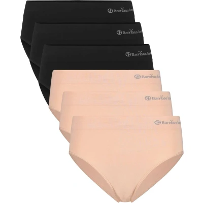 Afbeelding van Bamboo Basics 6ER PACK Belle Seamless FULL LOGO Slip, Dames, Maat: 38, Schwarz nude