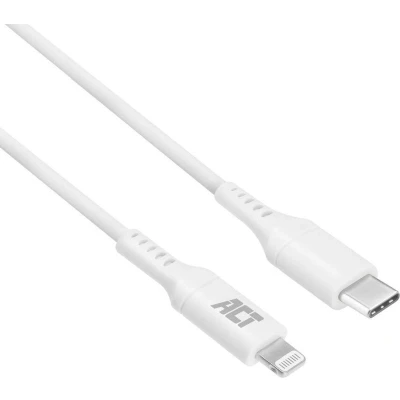 Afbeelding van ACT AC3014 USB C naar Lightning Laad/Datakabel MFI Gecertificeerd 1 meter