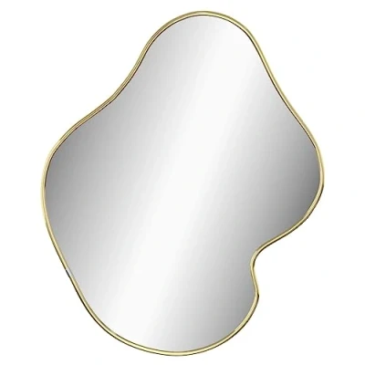 Afbeelding van Wandspiegel 50x40 cm goudkleurig