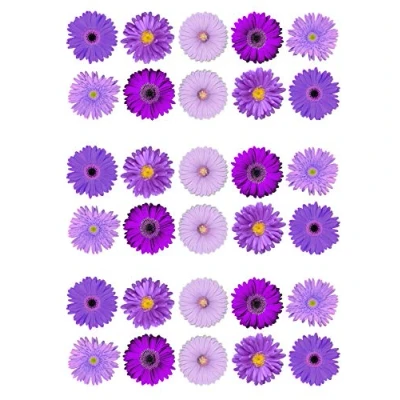 Afbeelding van Top That 30 vellen eetbaar wafelpapier voor taartdecoratie, afzonderlijke bedrukte bloemen