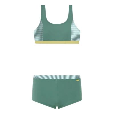 Afbeelding van Protest Prtsindu Jr Bralette bikini set Meisjes Hipster broekje Sportieve Veggie Green
