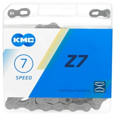 Image de KMC chaine Z71/2 3/32 pouce 114 maillons 7S gris