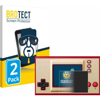 Afbeelding van BROTECT privacy screenprotector voor Nintendo Game &amp; Watch The Legend of Zelda Folie Beschermfolie Blauwlichtfilter (2 Stuks)