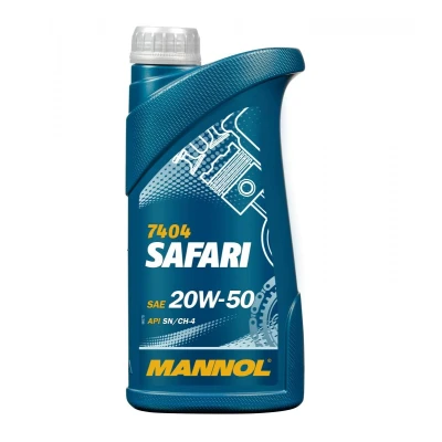 Afbeelding van Mannol Safari 20W 50 1L Motorolie MN7404 1 TOYOTA: Yaris II Hatchback, I Auris HYUNDAI: Tucson, i20 Hatchback